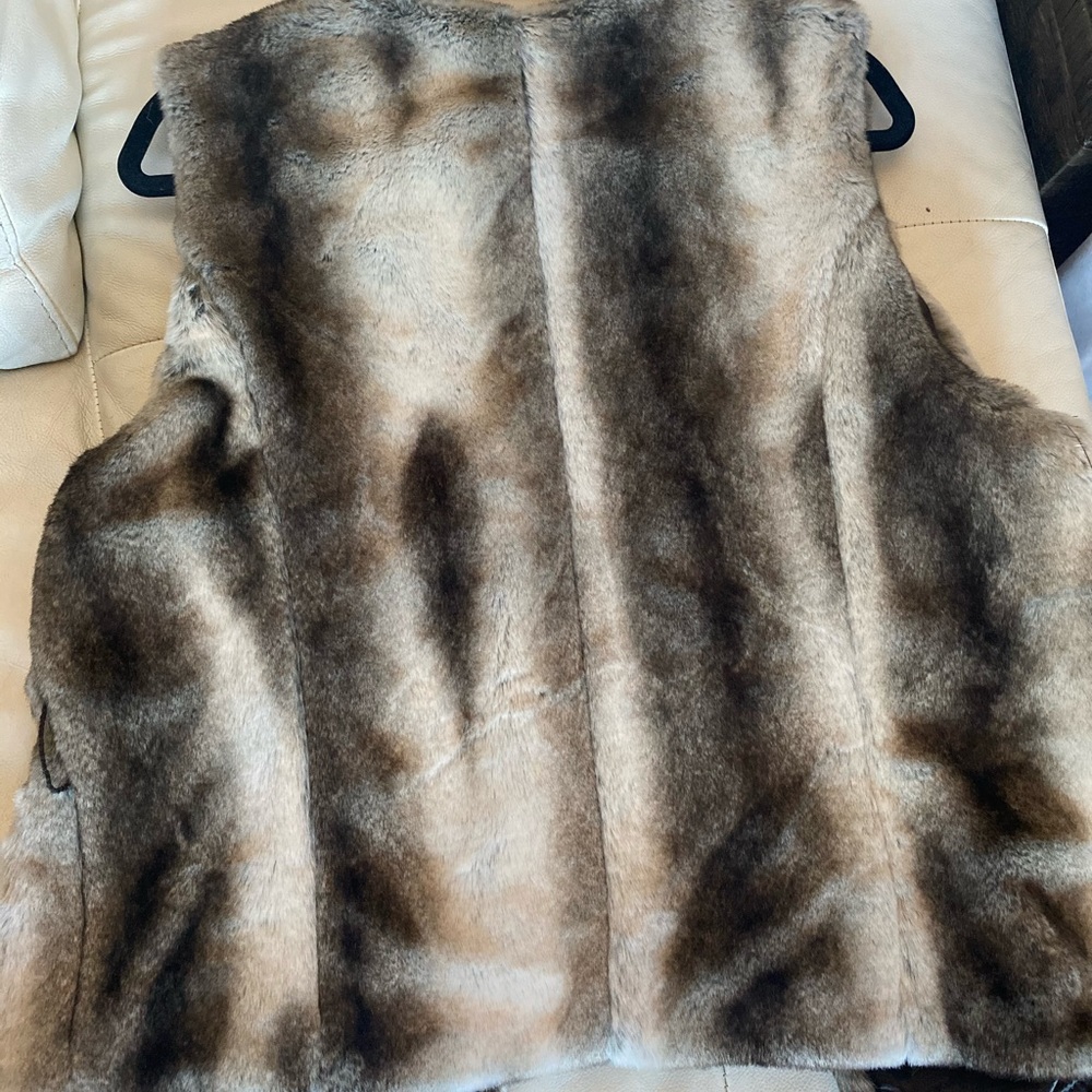 Faux fur vest